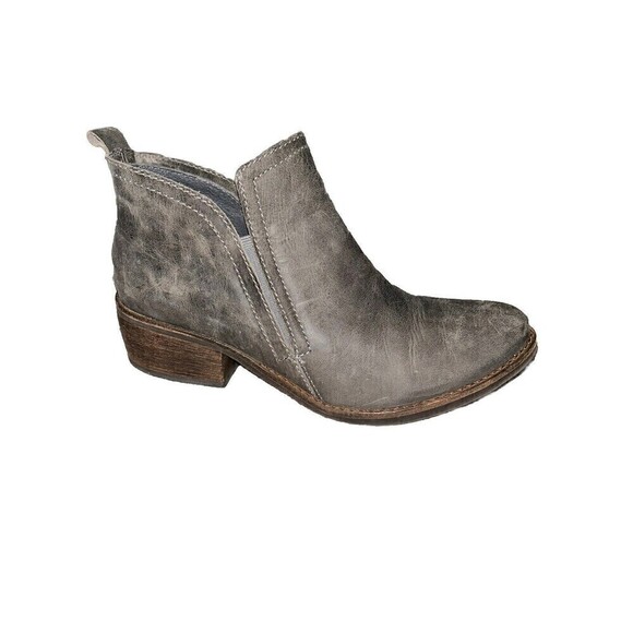 Matisse Wilder Distressed Gray Leather‎ Bootie 7.5 - Picture 1 of 8